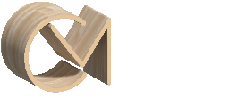 Logo du site Cm Home Conseil couleur blanche